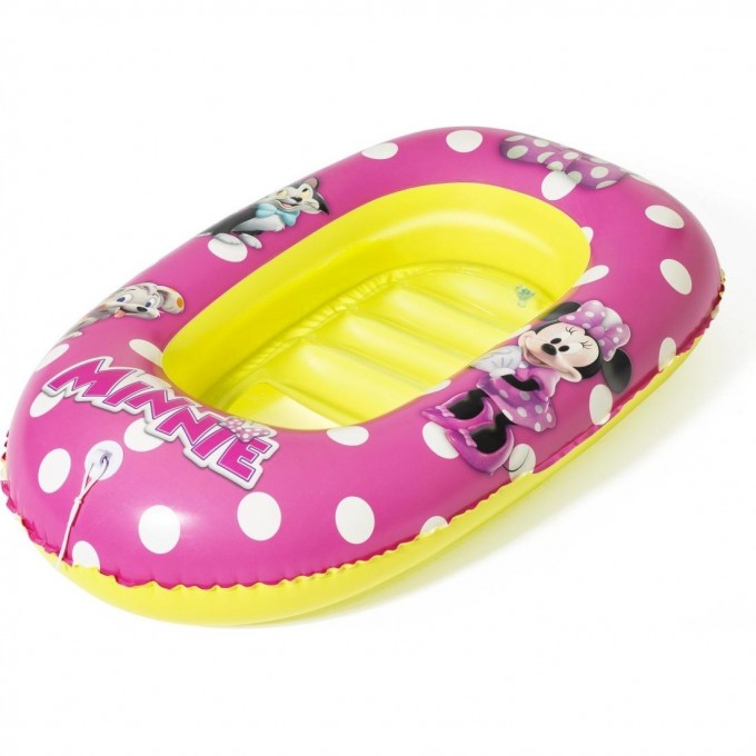 Надувная лодочка BESTWAY 91083 MINNIE MOUSE 112х71см с окошком, 3-6 лет 91083 BW