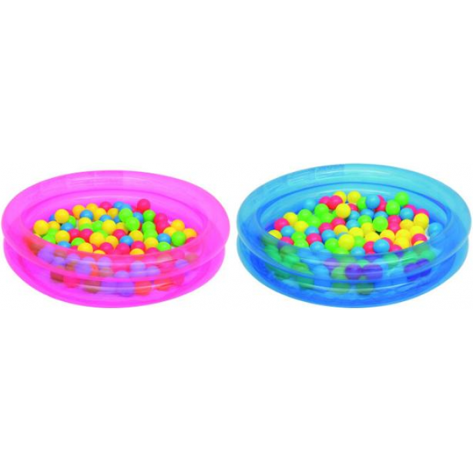 Детский надувной бассейн BESTWAY 91x20см с мячами (50шт) 51085 BW