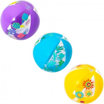 Пляжный мяч BESTWAY 51см, от 2 лет, 3 вида